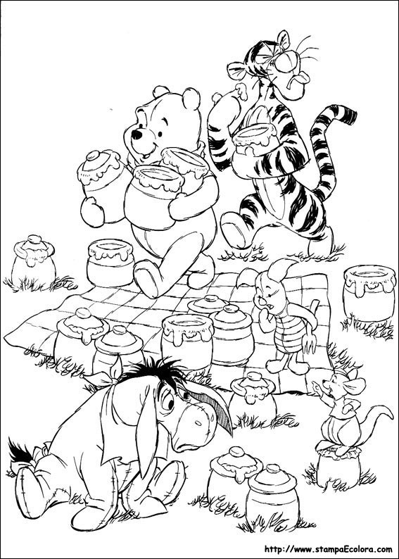 Disegni Winnie the Pooh